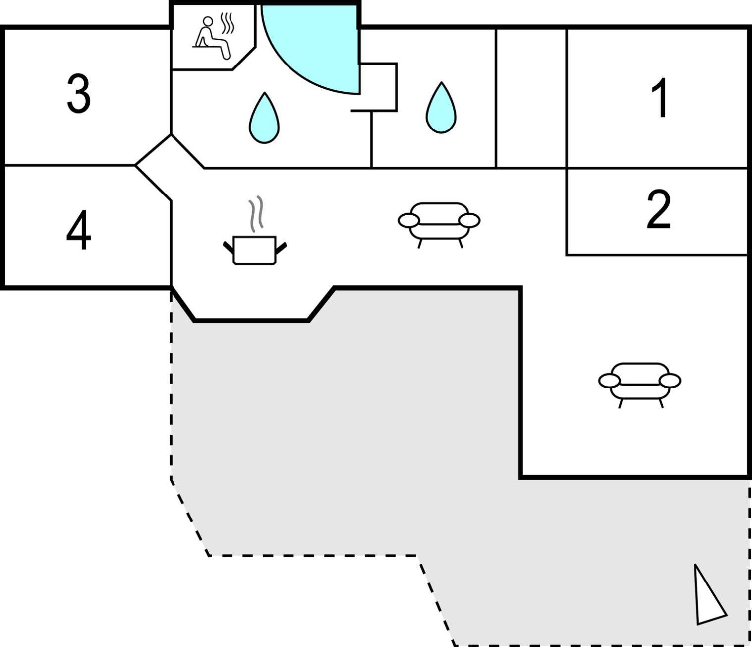 Awesome Home In Nexo With Sauna Snogebæk エクステリア 写真
